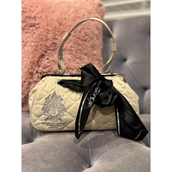 ORIG MSRP $250 My Flat in London Kiss Snap Satchel Handbag | SAME DAY SHIP - Picture 1 of 8